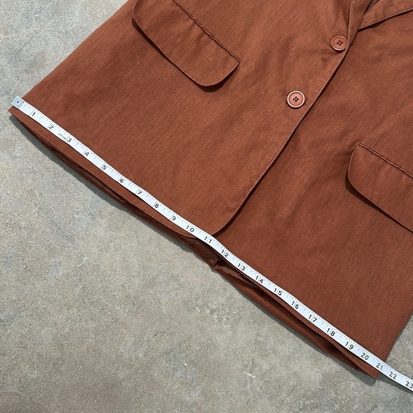Vintage Linen Blend Blazer - Picture 11 of 13